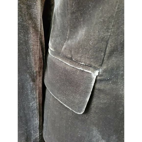 Kasper Petite Women's Green Rayon Long Sleeve Three Buttons Fitted Blazer - Picture 3 of 10